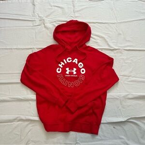 Under Armour Red Men's Hoodie Chicago Illinois Men’s Adult Medium